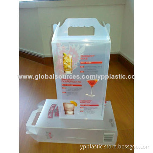 Foldable Plastic Box, Customized Sizes and Prints Welcomed, PP/PET/PETG/PVC